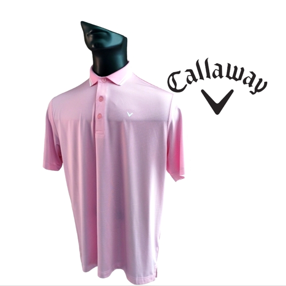 Callaway Opti-Dri Polo Shirt Men's Medium Short Sleeve - Picture 3 of 5